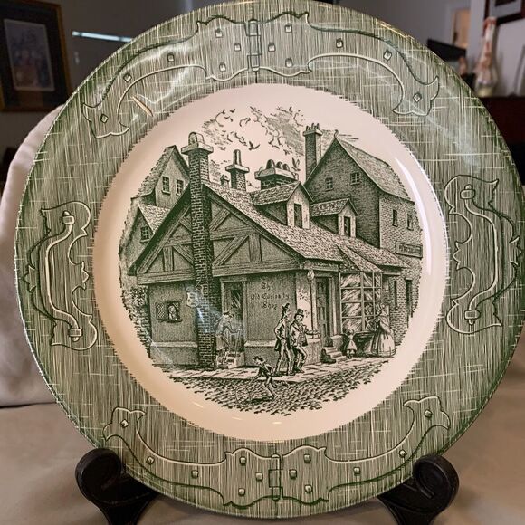 🌸 VINTAGE 1950’s CURRIER & IVES COLLECTOR'S PLATE - Picture 1 of 5